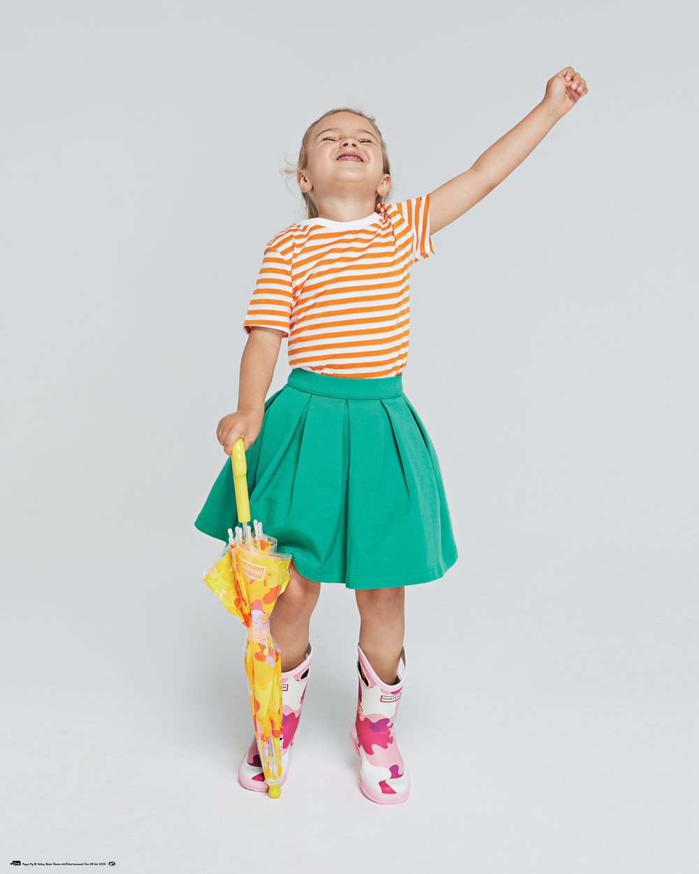 Hunter Gummistøvler Rosa - Barn Original First Peppa Pig Grab Handle - Norge TSJPMI-650